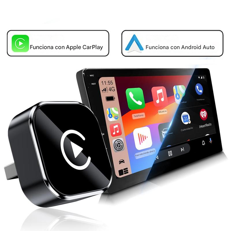 CARPLAY ADAPTADOR INALÁMBRICO + 🎁E-BOOK ORGANIZA TU CARRO EFECTIVAMENTE
