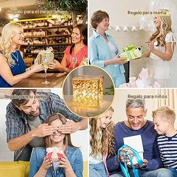 Lampara de Tulipanes Rosados +🎁 E-book 5 Ideas para Organizar tu Cuarto Sin Gastar Dinero